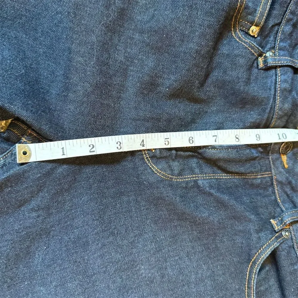 Absent Men's Blue Denim Jeans Tapered Leg 5-Pocket Mid Rise Size 34
